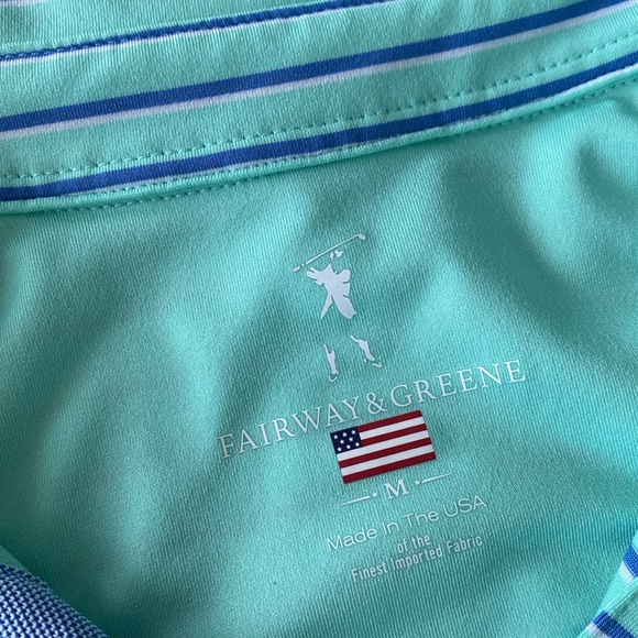 Golf Polo Fairway & Greene Carlton Woods Golf Shirt Size Medium - Picture 2 of 7